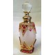 PERFUME BOTTLE – SQUARE GOLD & RED DESIGN